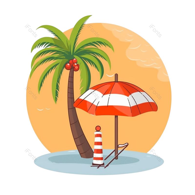 图标图片,天空元素,夏天PNG,海洋免抠素材